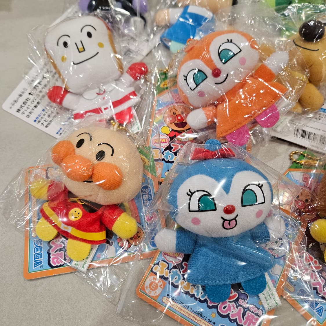 호빵맨 짤랑이 카레빵맨 버터누나 키링 상품이미지2