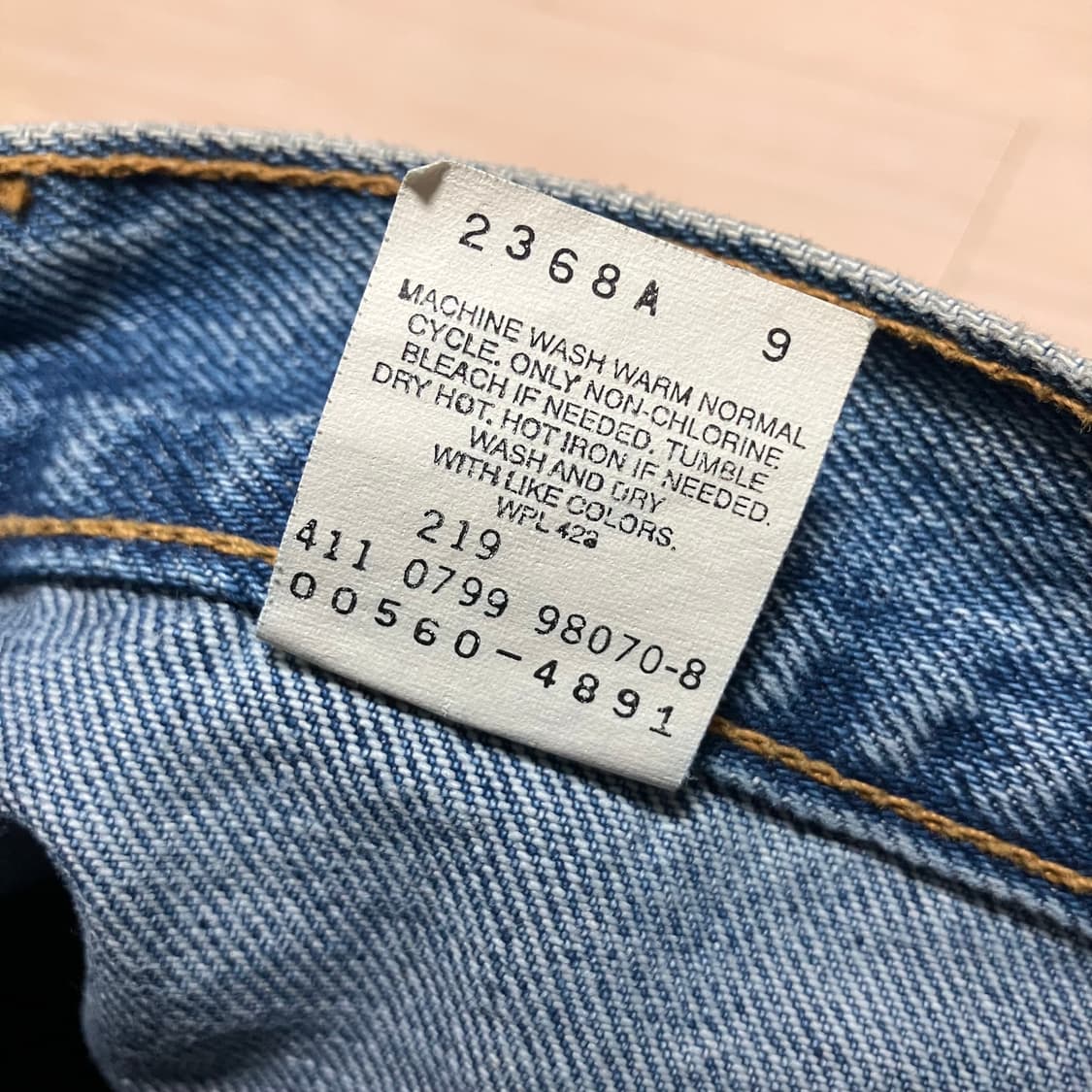 [새상품] 90s Levis 리바이스 560 데드스탁 [31] 상품이미지9