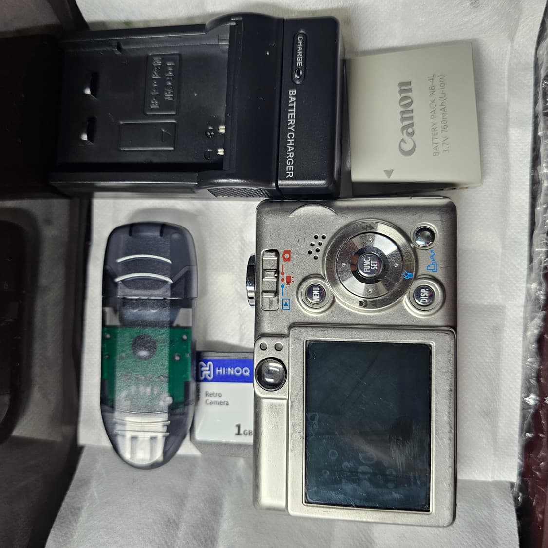 캐논 CANON IXY50 빈티지 디지털 카메라 풀세트 판매합니다 상품이미지1