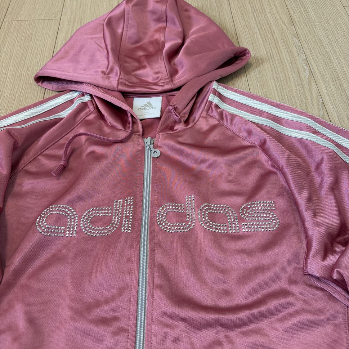 아디다스 로즈핑크 큐빅 후드 져지 상품이미지3