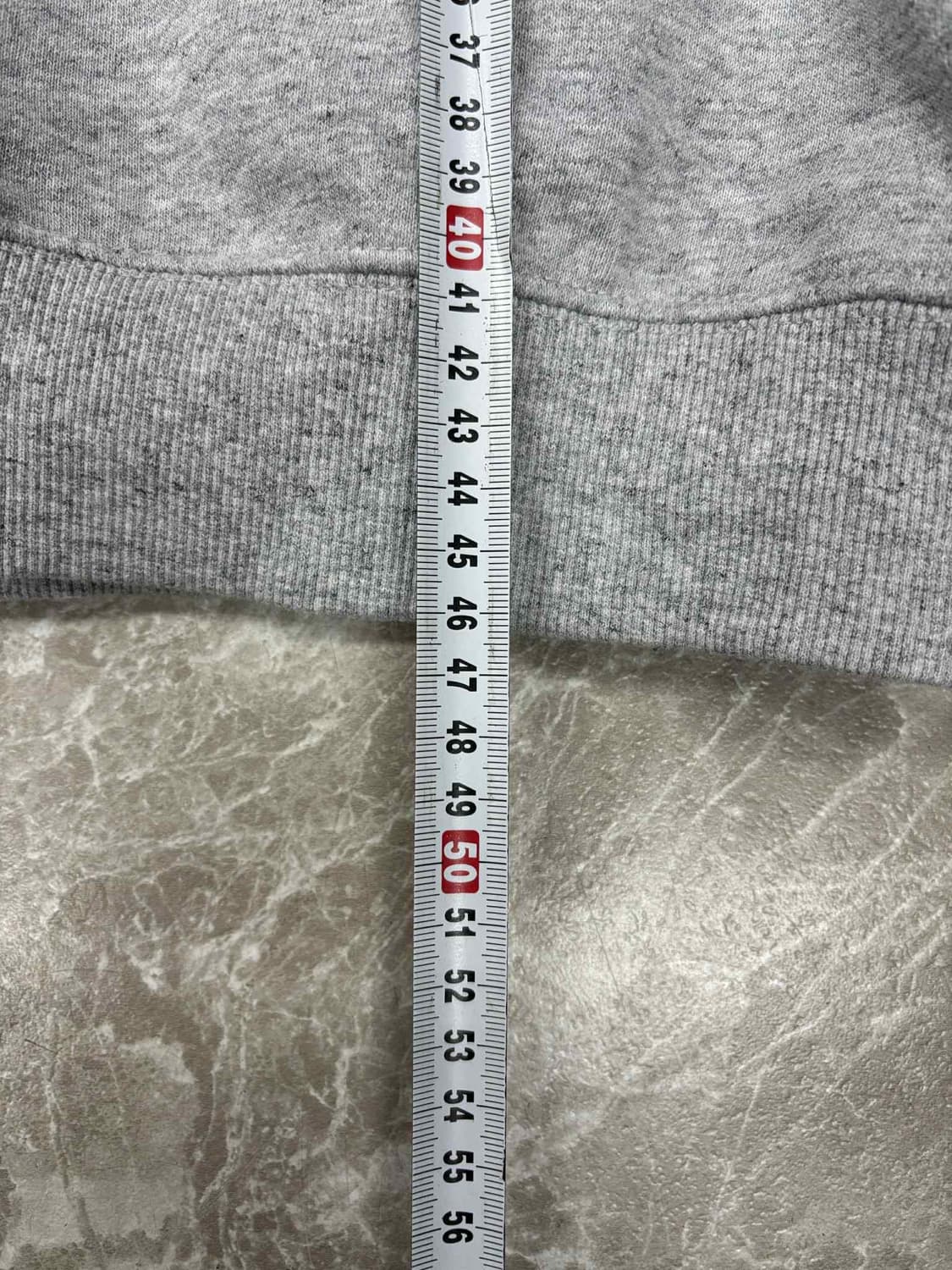 디스이즈네버뎃 시그니처 그레이 걸즈 세미크롭 후드티(M) 상품이미지6