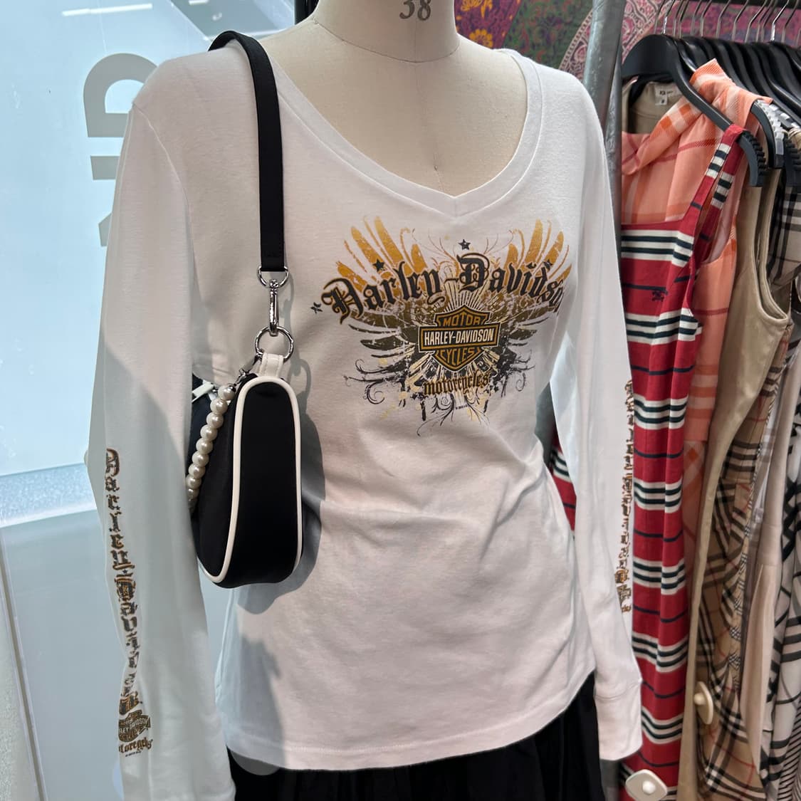 Harley Davidson y2k Long Sleeve T-Shirts 상품이미지1