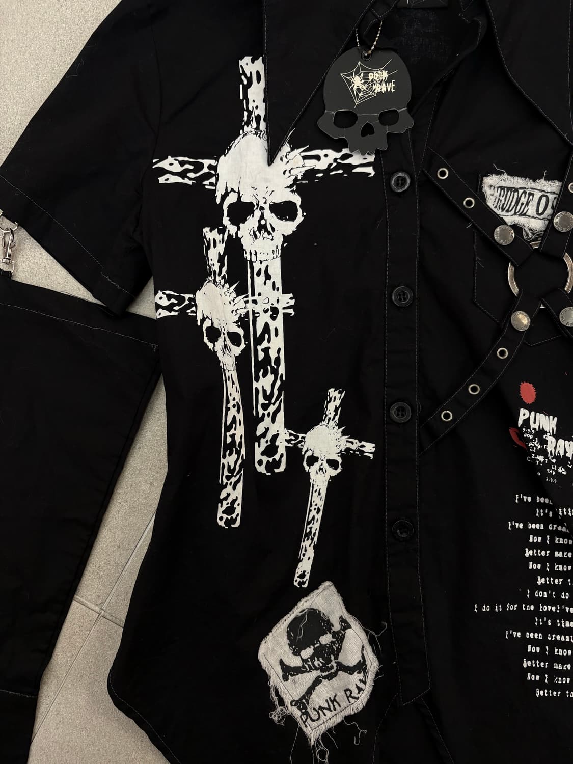 펑크 레이브 셔츠 상품이미지3