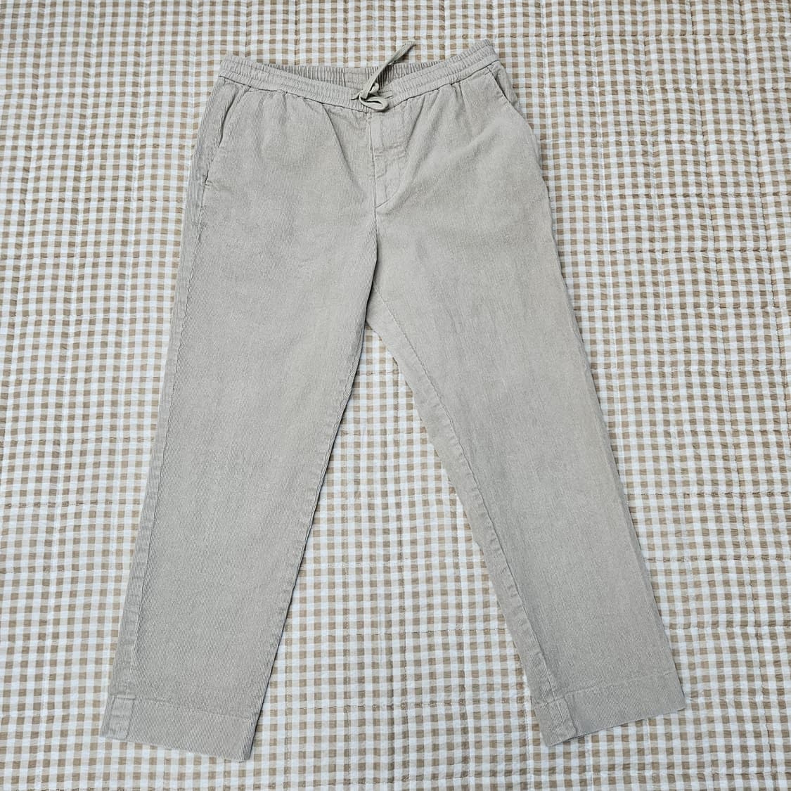 지오지아 밴딩 골덴 면바지 남자32~33 상품이미지1