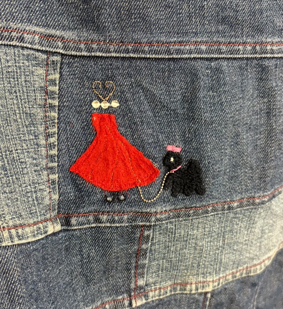 짱귀여운 포인트 청치마 상품이미지2