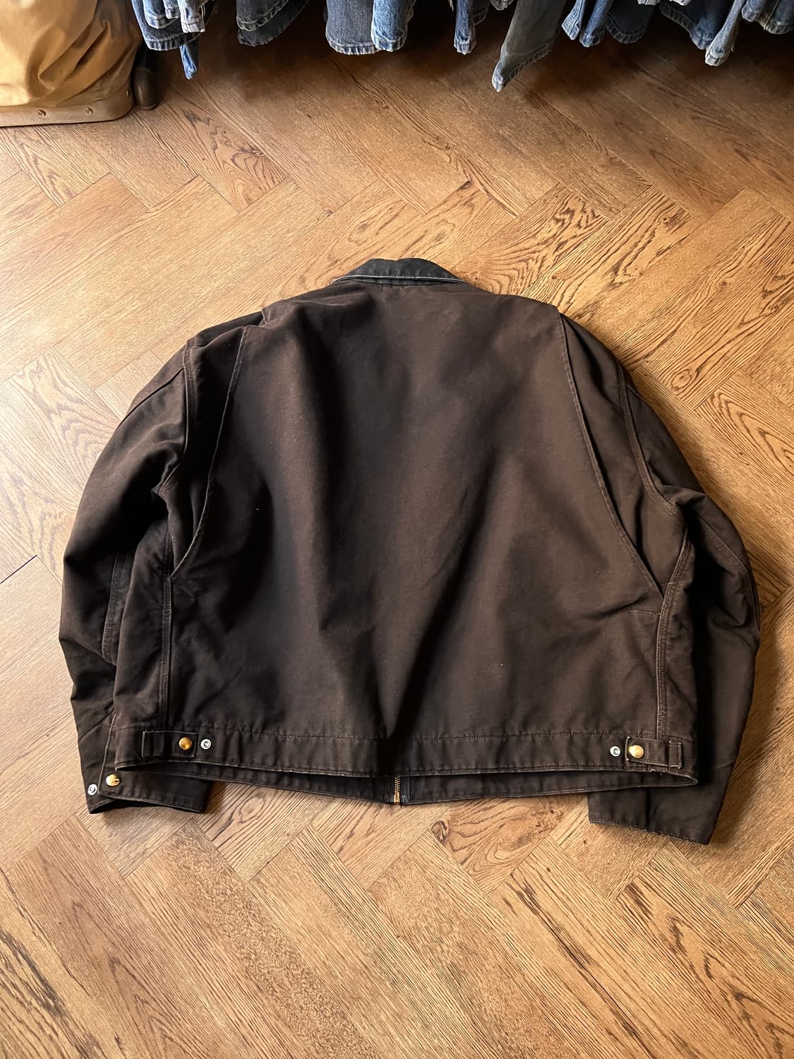 [3XL]칼하트 USA J97 디트로이트 다크브라운 워크자켓 상품이미지9