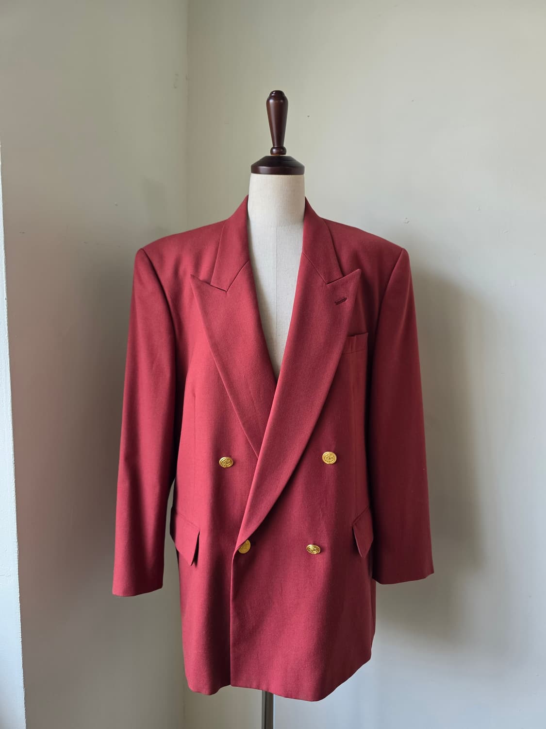 말린장미 금장 더블 버튼 테일러드 싱글 자켓 상품이미지2