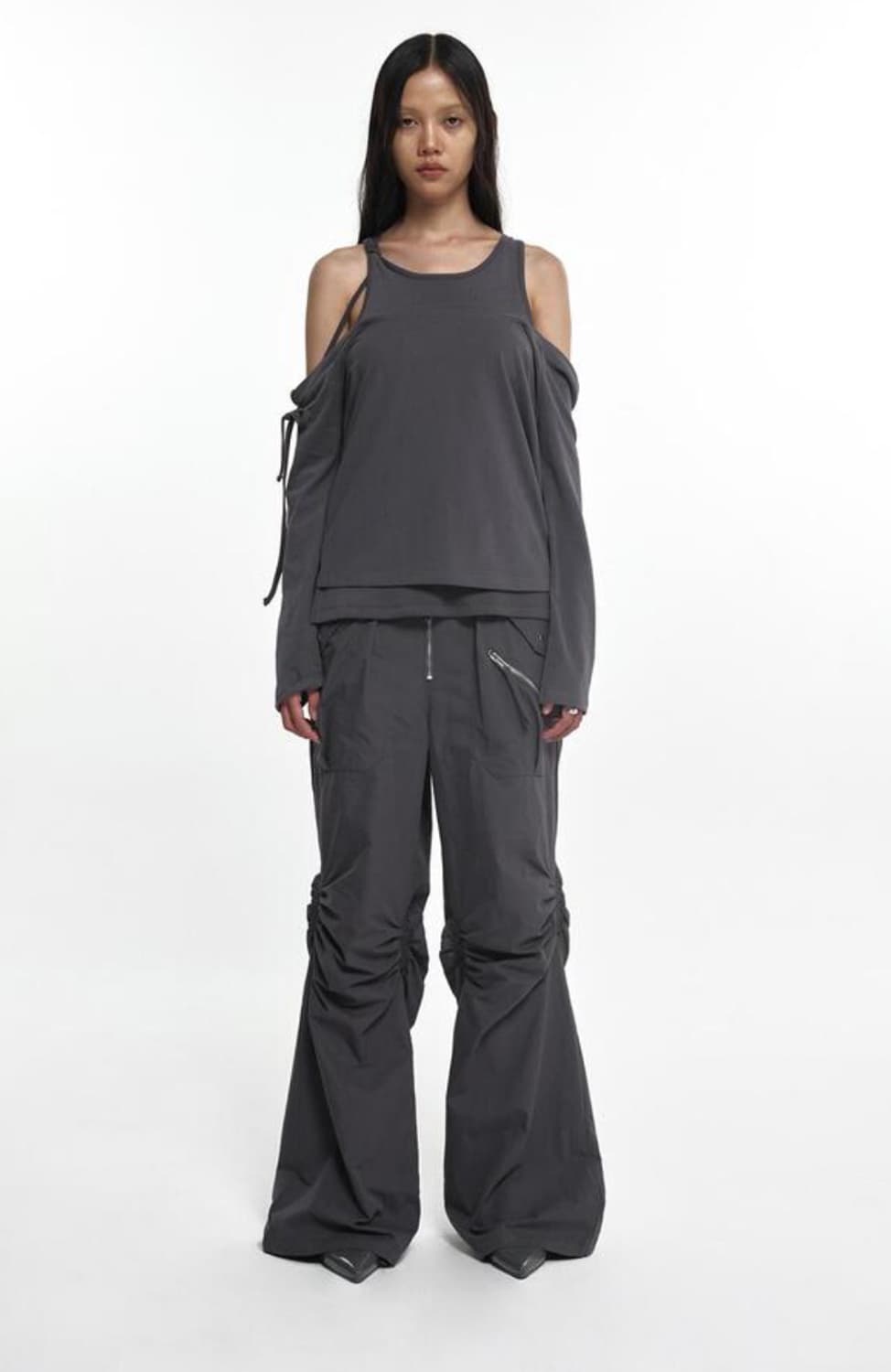 나체 nache EXPOSURE ZIP DETAIL PANTS 상품이미지2