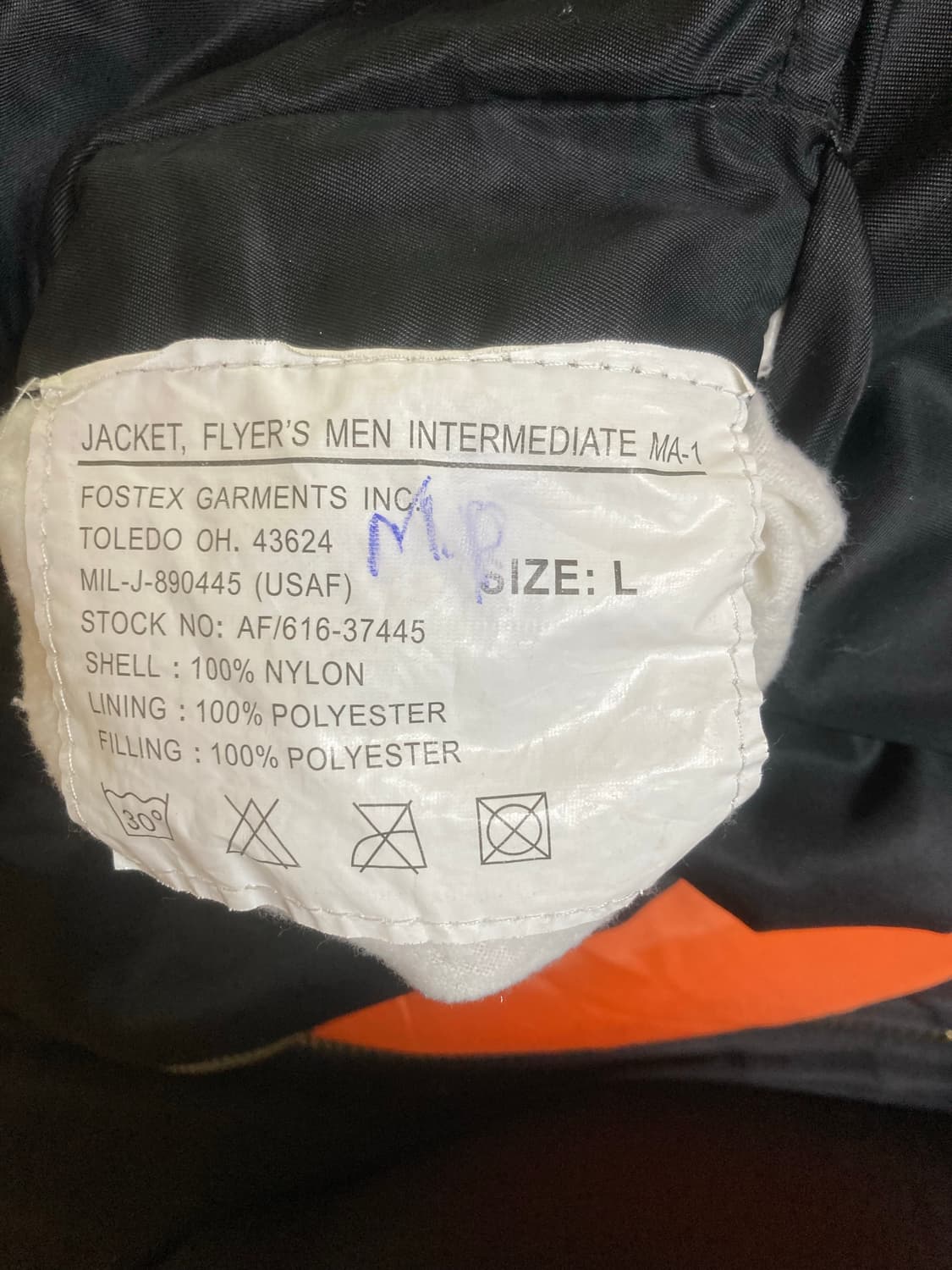 L 포스텍스 가먼츠fostex garments ma1 black 상품이미지8