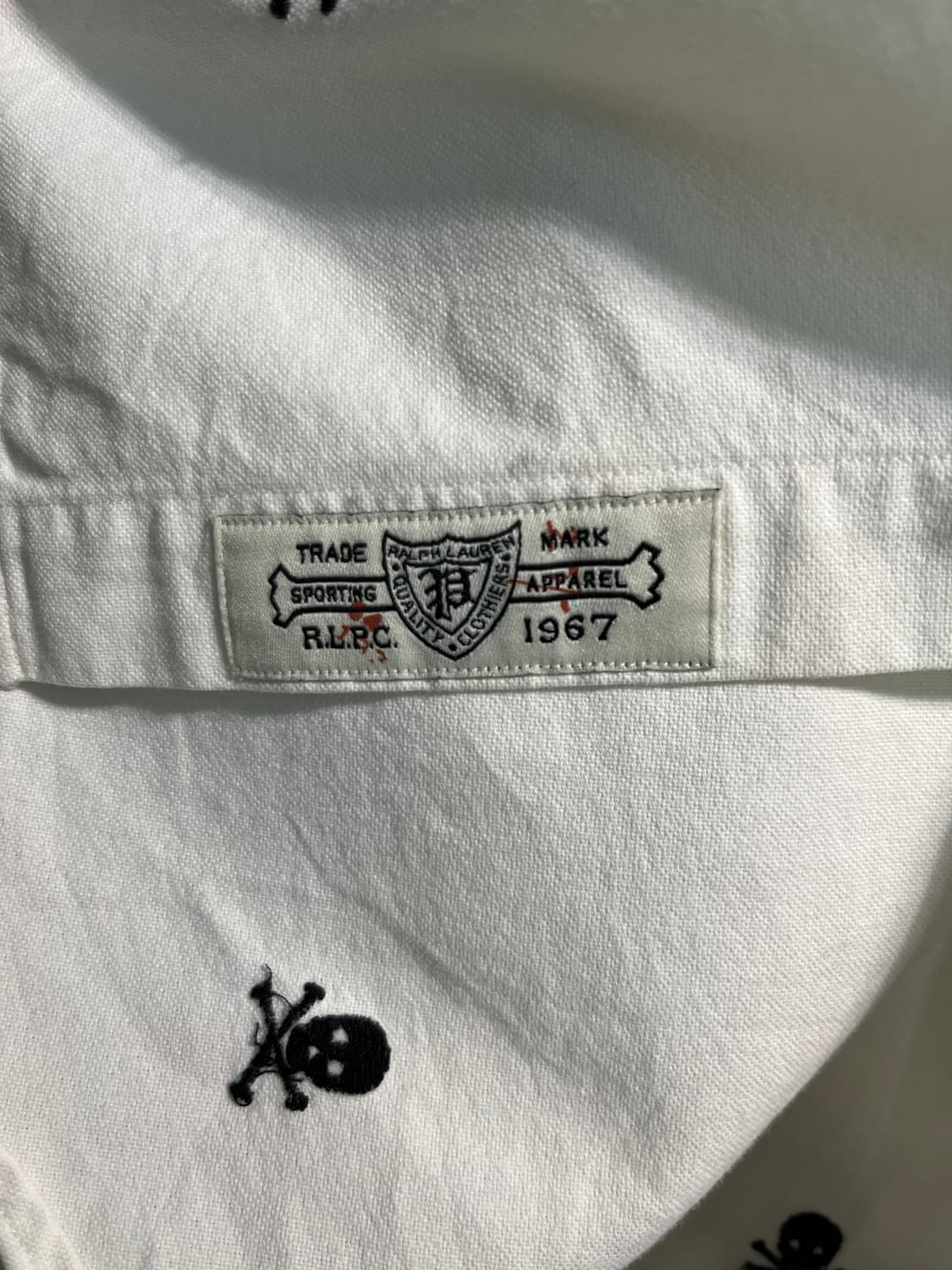 Polo 폴로 랄프로렌 skull 반팔 셔츠 L 상품이미지9