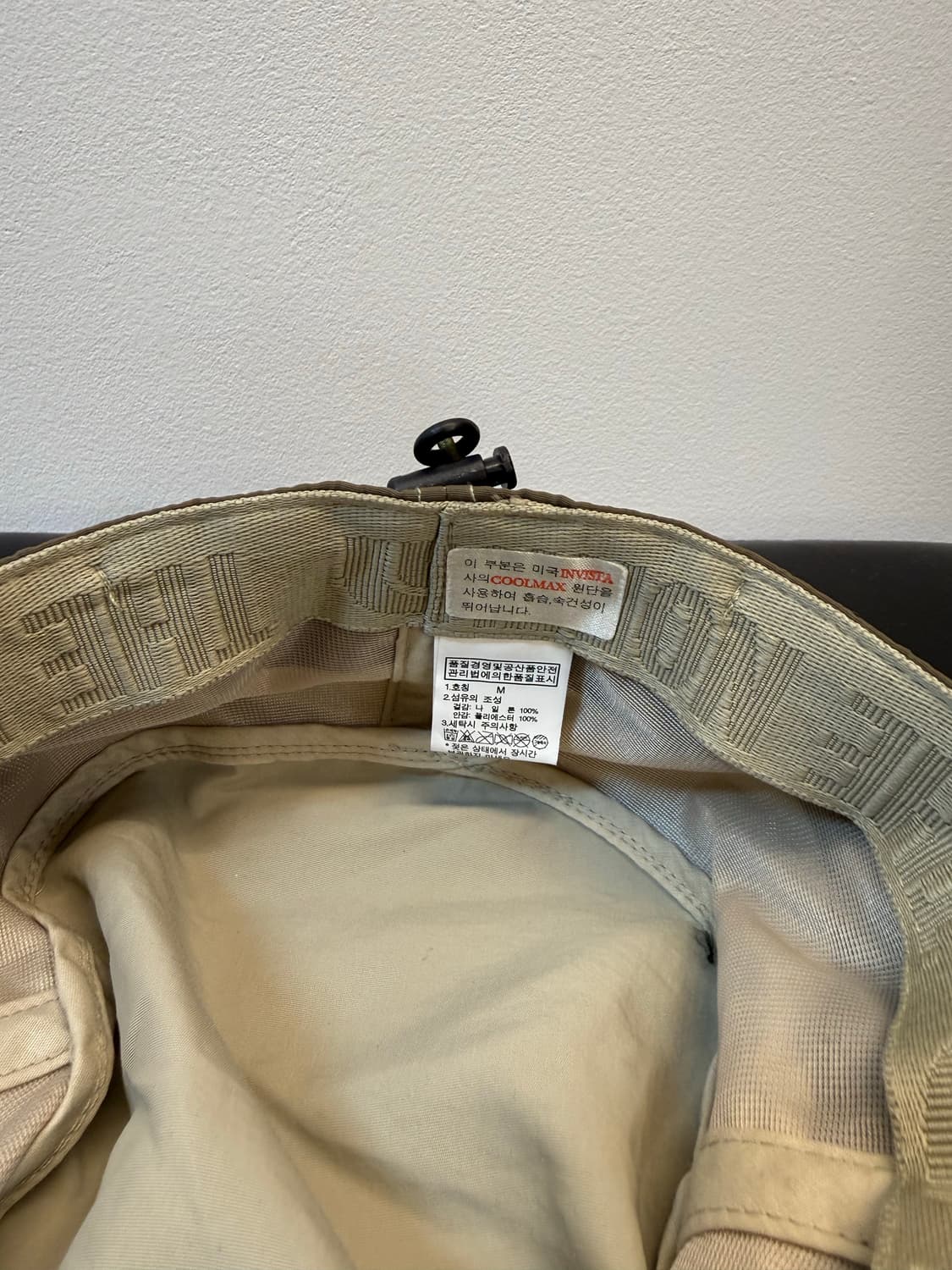 남성 M / 노스페이스 나일론 캡 모자 베이지 상품이미지7