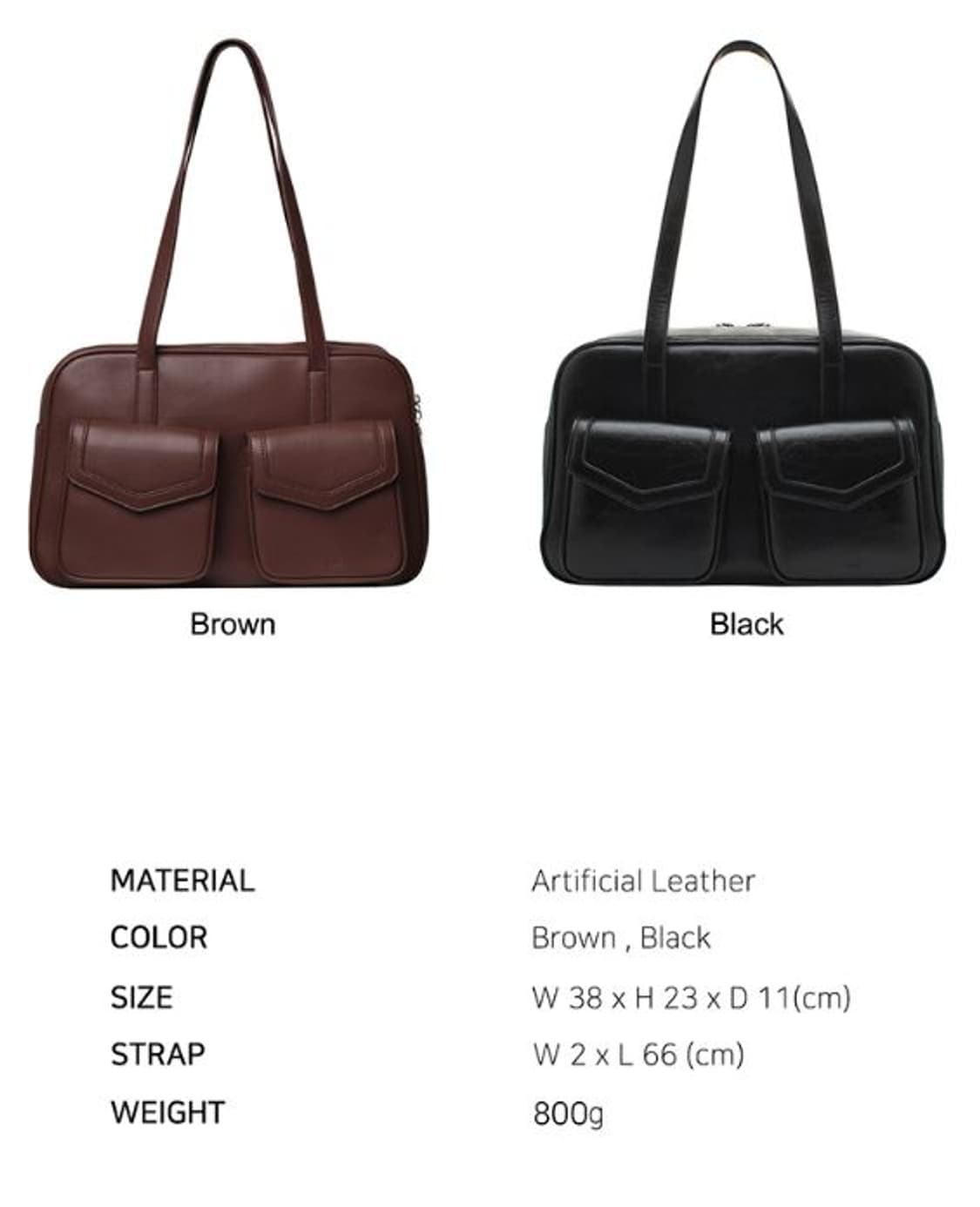 빈티지 TUO NIEL BAG_BLACK 상품이미지4