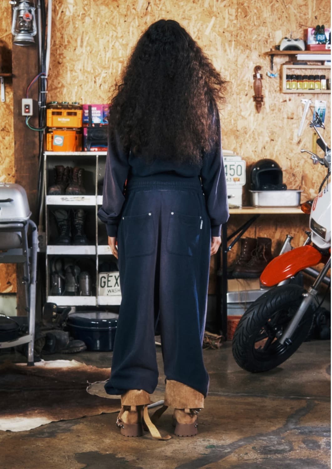 더바이닐하우스 다이드 스웻팬츠 상품이미지5