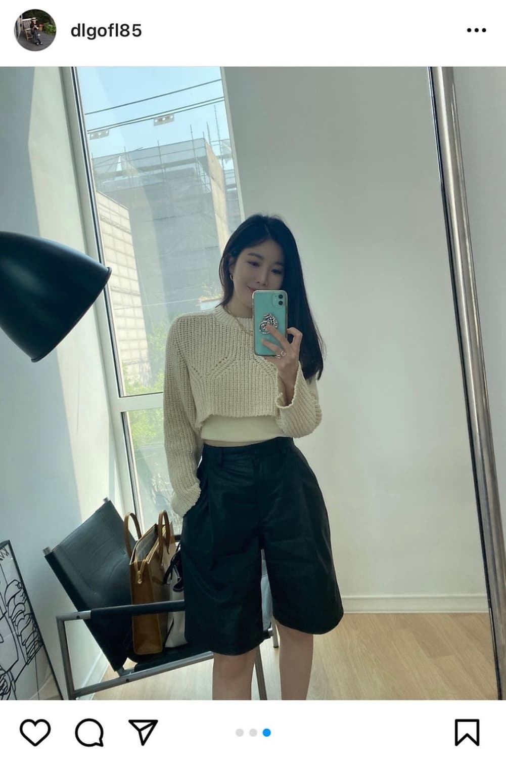 다이애그널 에코레더 버뮤다 팬츠 상품이미지3