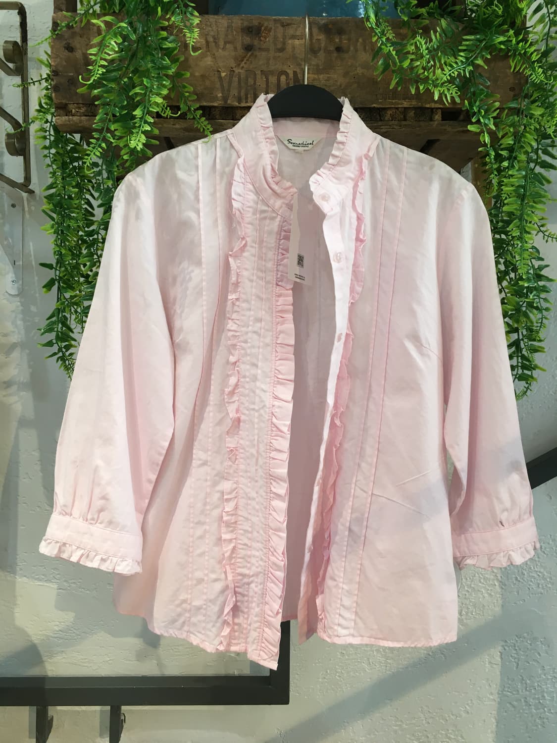 빈티지 캔디걸 핑크 옐로우 체크 코디세트 상품이미지3