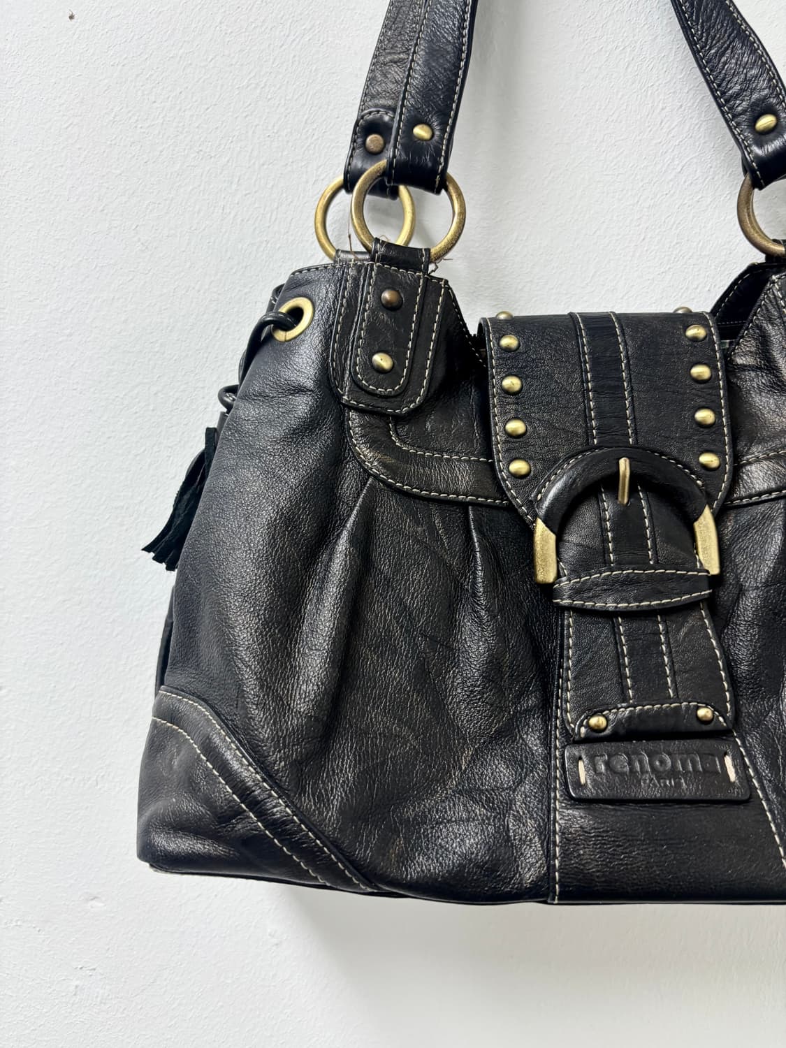 “Renoma” 00’s Pinterest Buckle&Stud Deta 상품이미지2