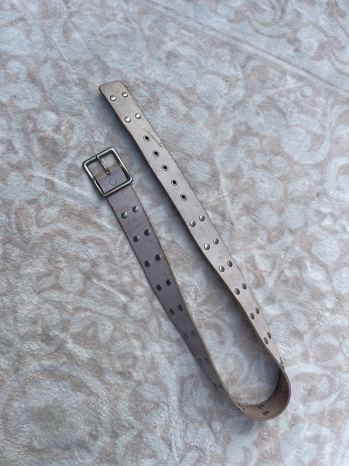 Y2K Punk pink Studded Leather Belt  상품이미지3