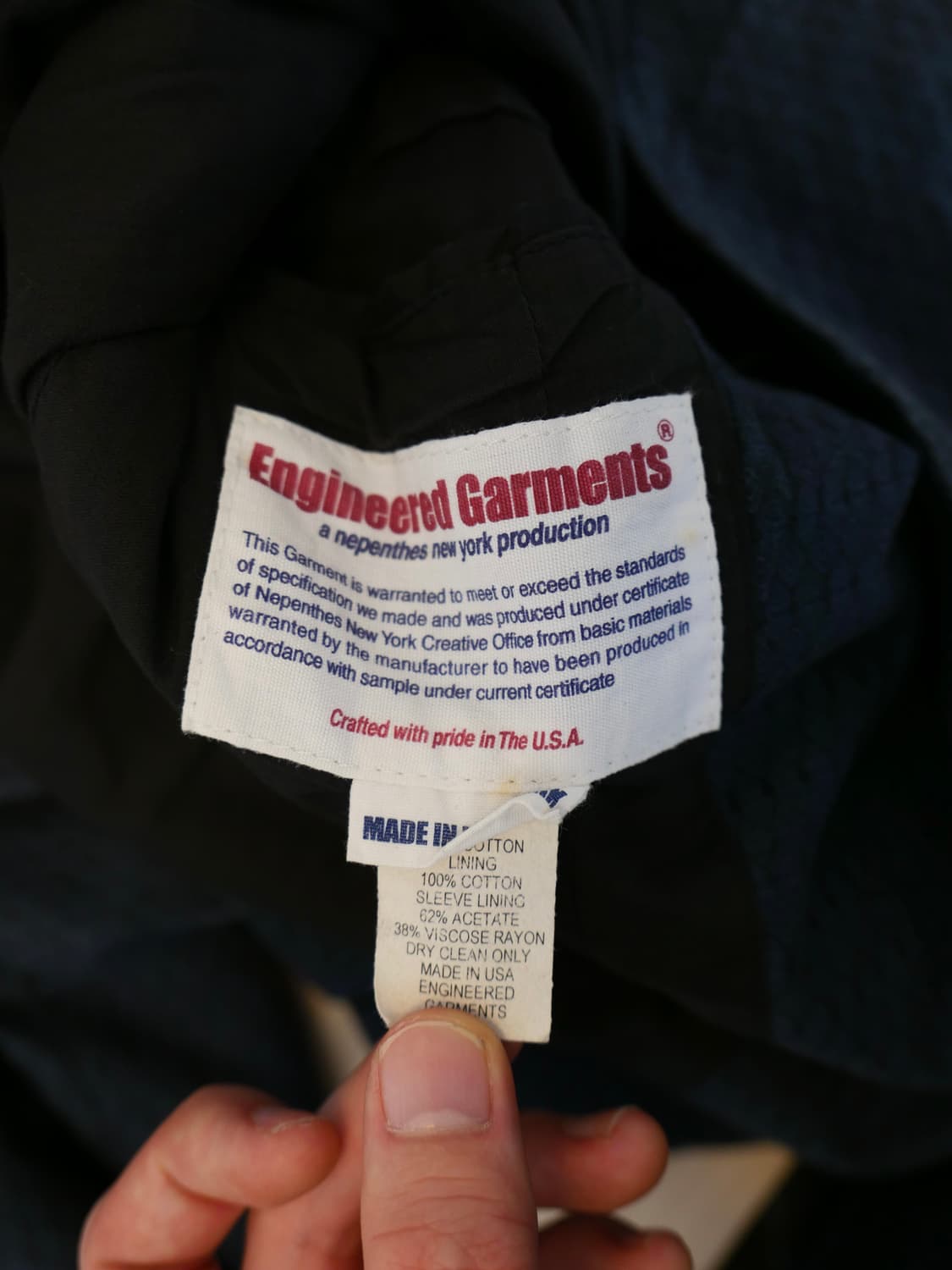 엔지니어드 가먼츠 패턴 블레이저 자켓 상품이미지8