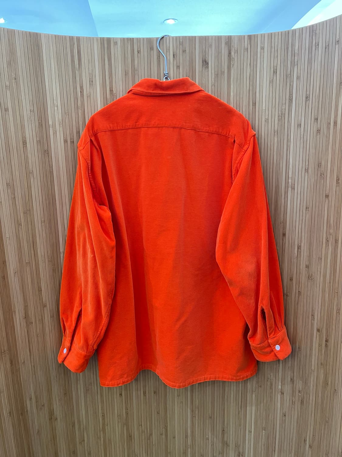 언유즈드 오렌지 코듀로이 셔츠 자켓 3사이즈 상품이미지3