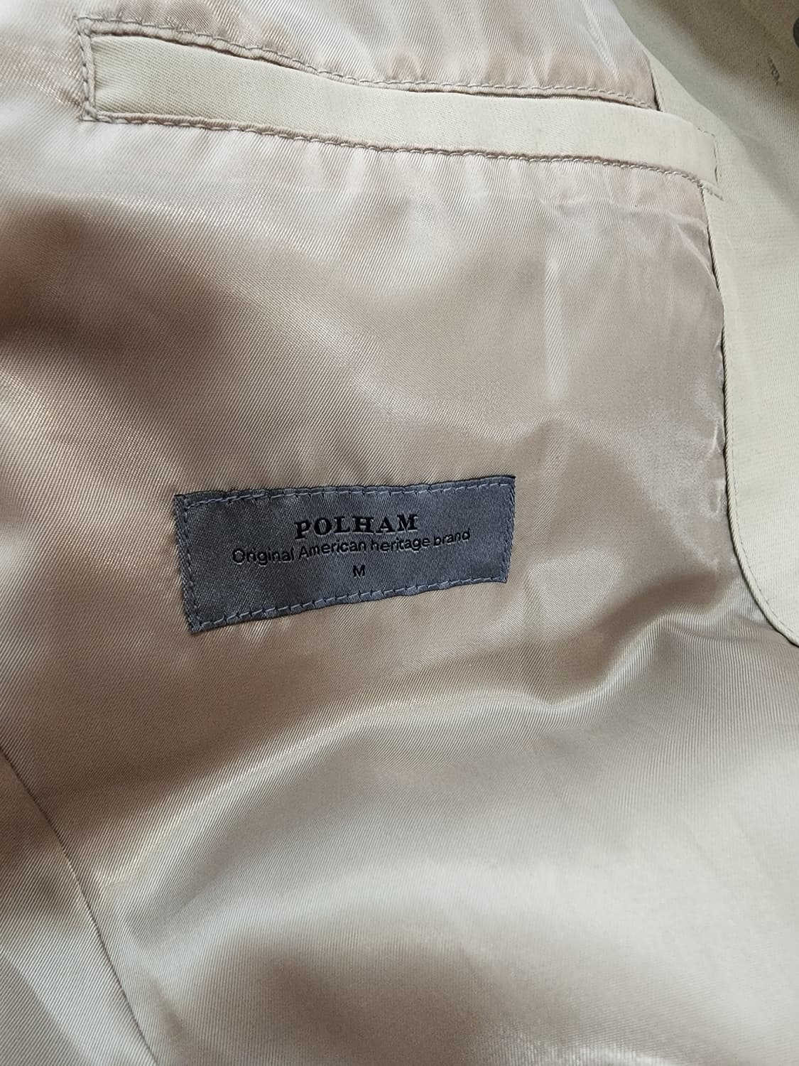 POLHAM 폴햄 트렌치코트 팜 M(95~100)사이즈 봄 가을 코트 상품이미지6