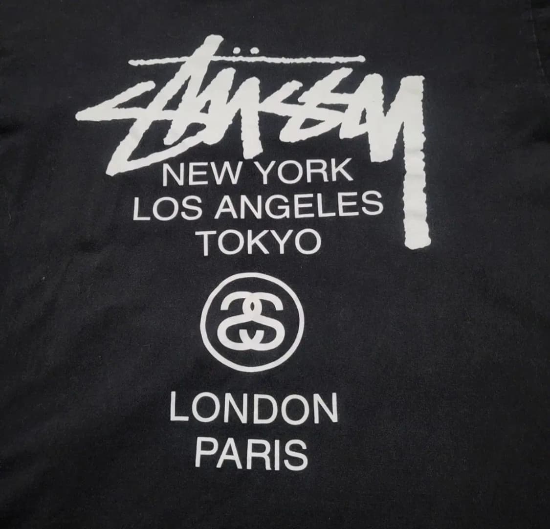 (XL) 90s 스투시재팬 스투시월드투어 스투시반팔 stussy 상품이미지4