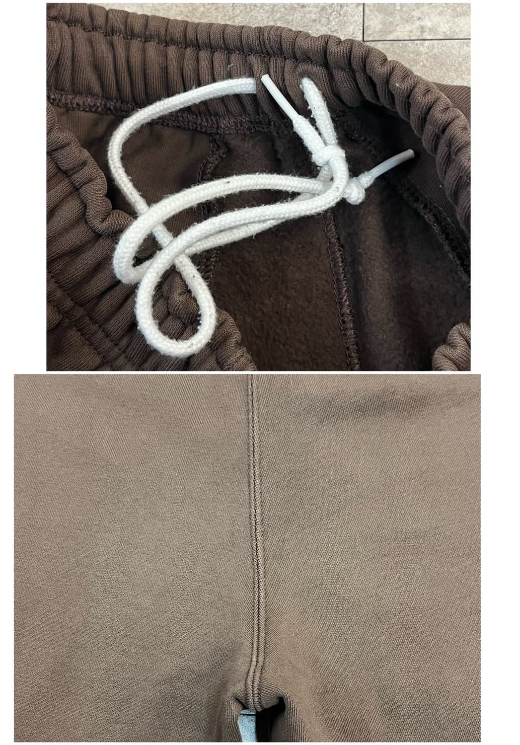 나이키 스우시 기모 스웻 조거 팬츠 브라운 S #csz3919  *오염, 상품이미지10