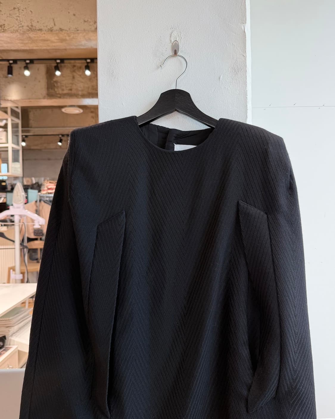 메종 마르지엘라 블랭크라벨 블랙 케이프 자켓 상품이미지3