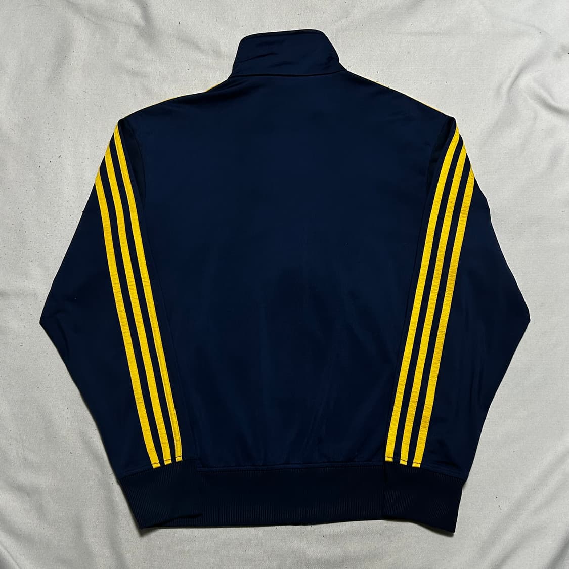 S 아디다스 파이어버드 네이비 옐로우 라인 트랙탑  상품이미지3