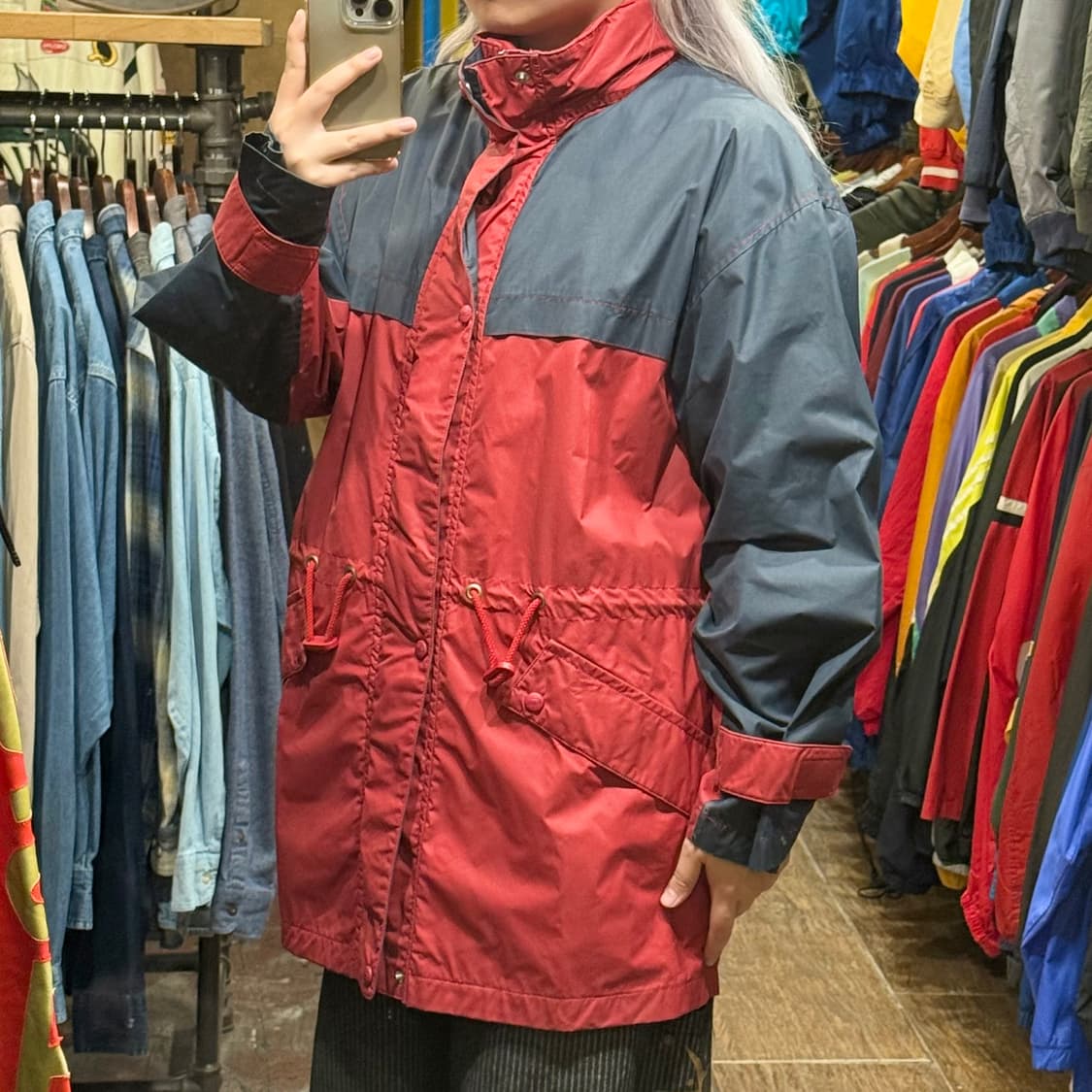 [HI] 라코스테 바람막이 레드  상품이미지4