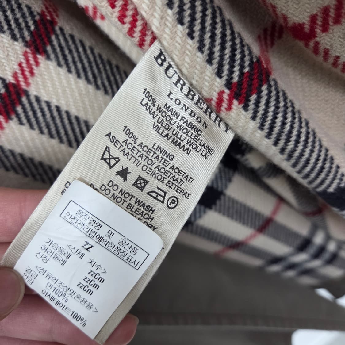 버버리 카키색 트렌치 코트 남성L 상품이미지10