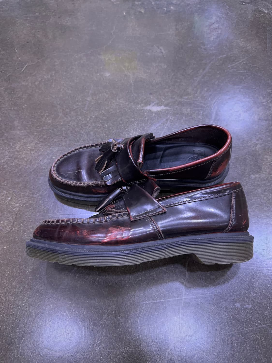 닥터마틴 아드리안 테슬 로퍼 체리레드 250 상품이미지5