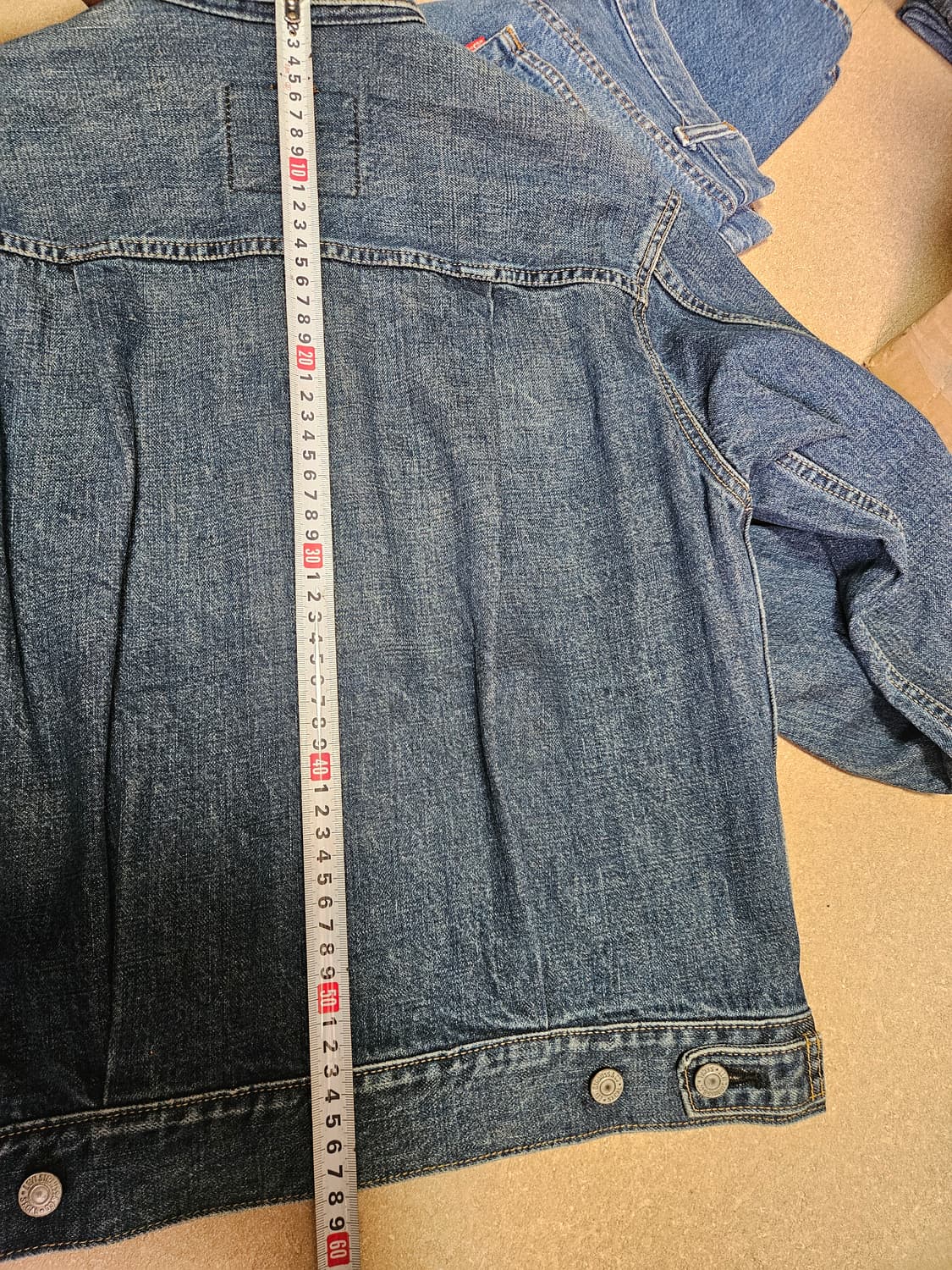 Jp lvc 2세대 빅 E 리바이스 데님 트러커 청자켓 71507 상품이미지8