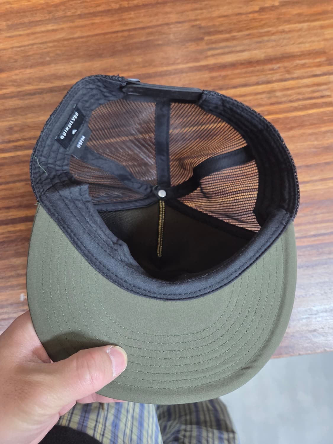 퀵실버 메쉬 트러커 모자 프리  상품이미지5