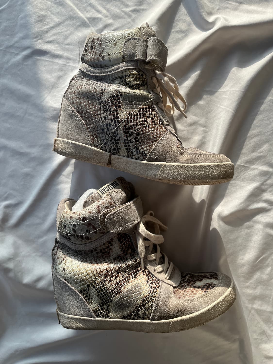 히스테릭 글래머 파이톤 하이탑 플랫폼 스니커즈 운동화 신발 상품이미지6