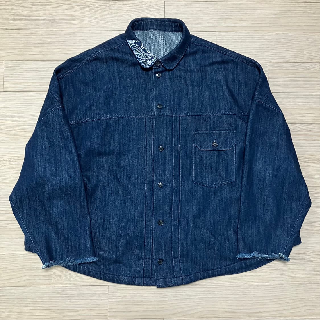 이스트오캄 x 몬스터쏭 데님 트러커 자켓 상품이미지3