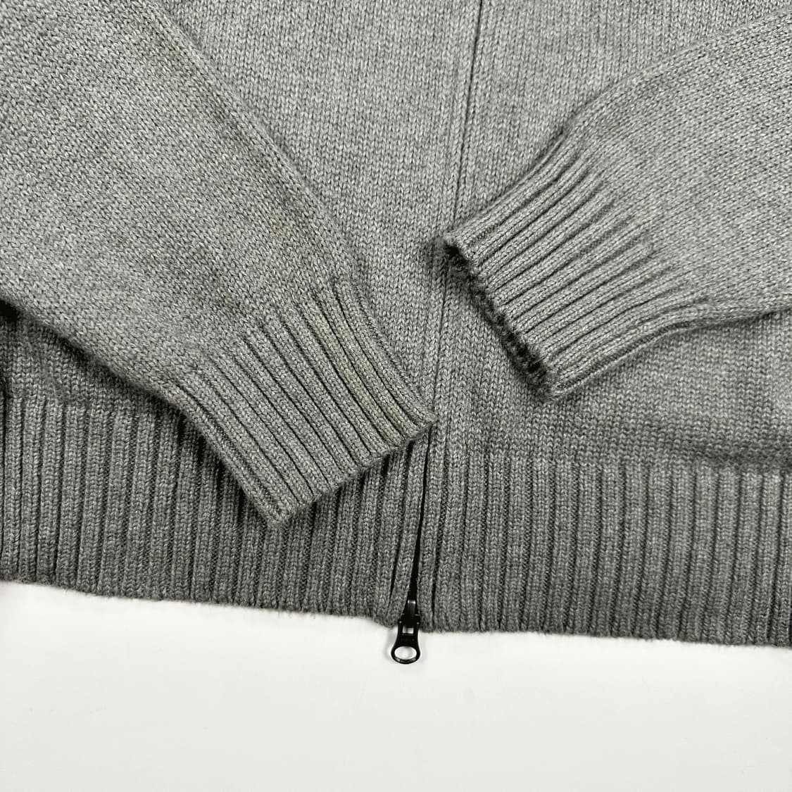폴로 랄프로렌 클래식 투웨이 니트 집업 그레이 M 상품이미지4
