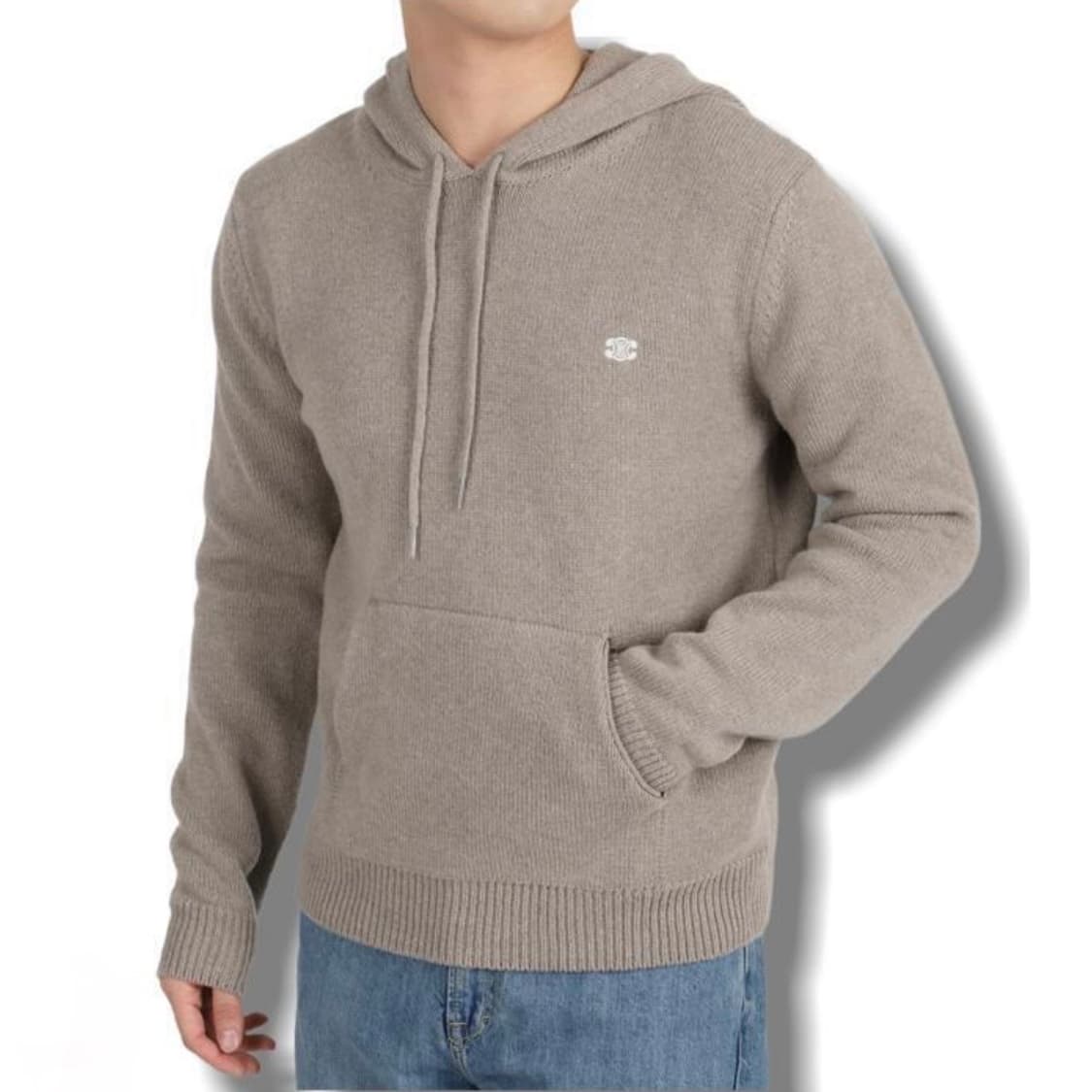 [S+급/2XL] 셀린느 트리오페 울 캐시미어 니트 후드티 상품이미지7