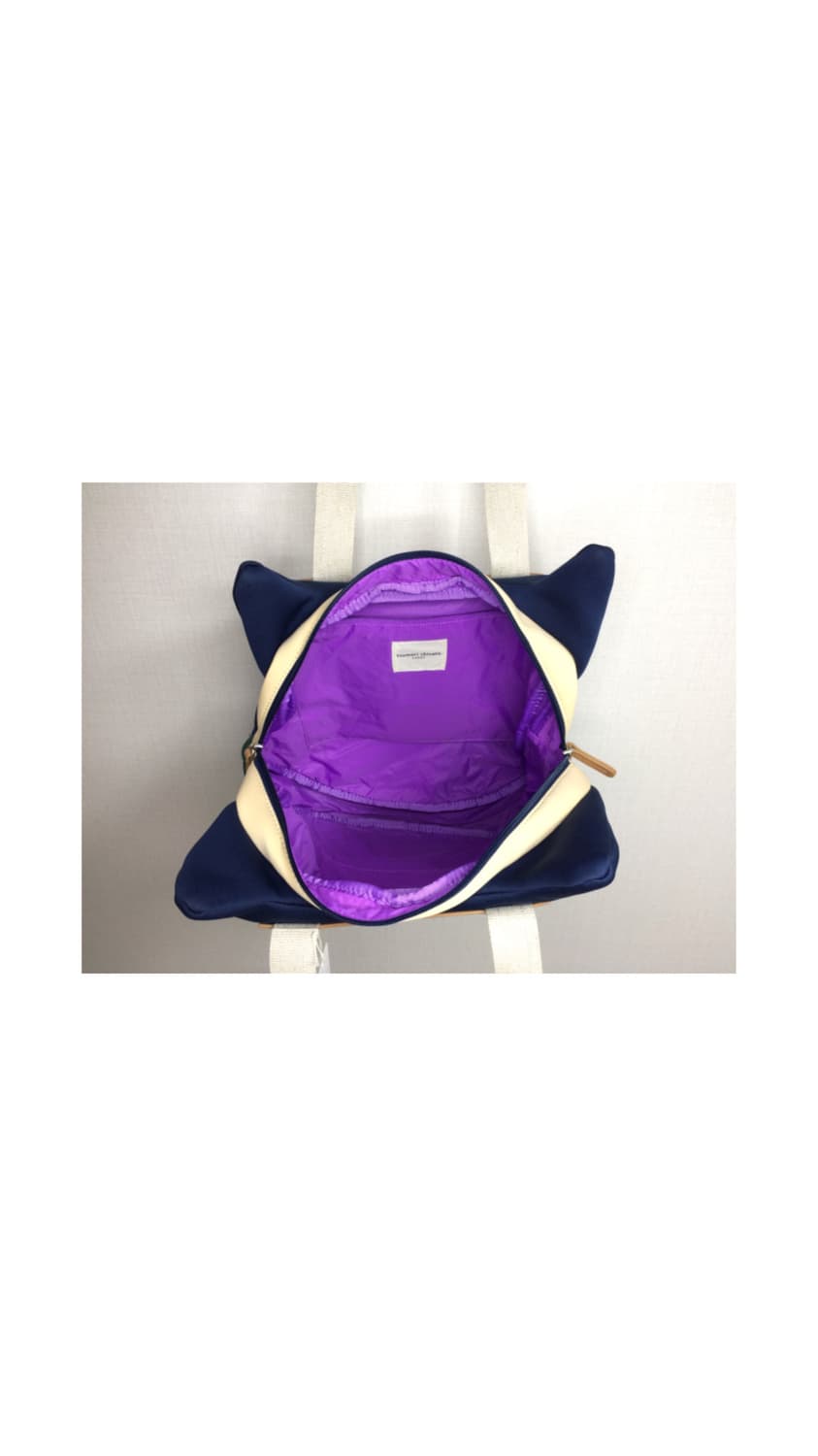 츠모리 치사토 네이비 캣 페이스 숄더백 상품이미지3