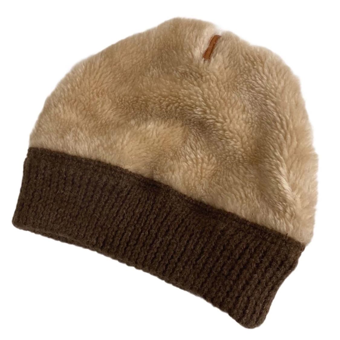  캐피탈 퍼 X 헤링본 비니 캡 상품이미지2