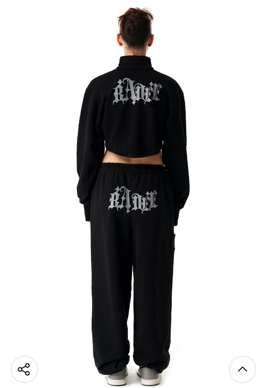 배디 Newness Half Zip Sweatshirt Black 상품이미지3