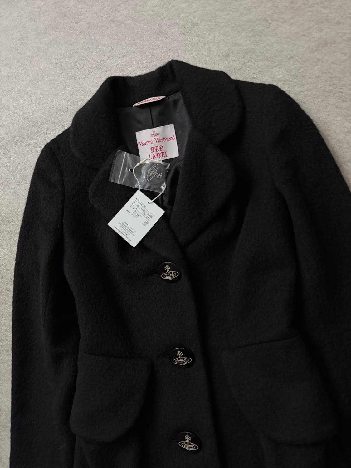 비비안웨스트우드 싱글 울 코트 상품이미지3