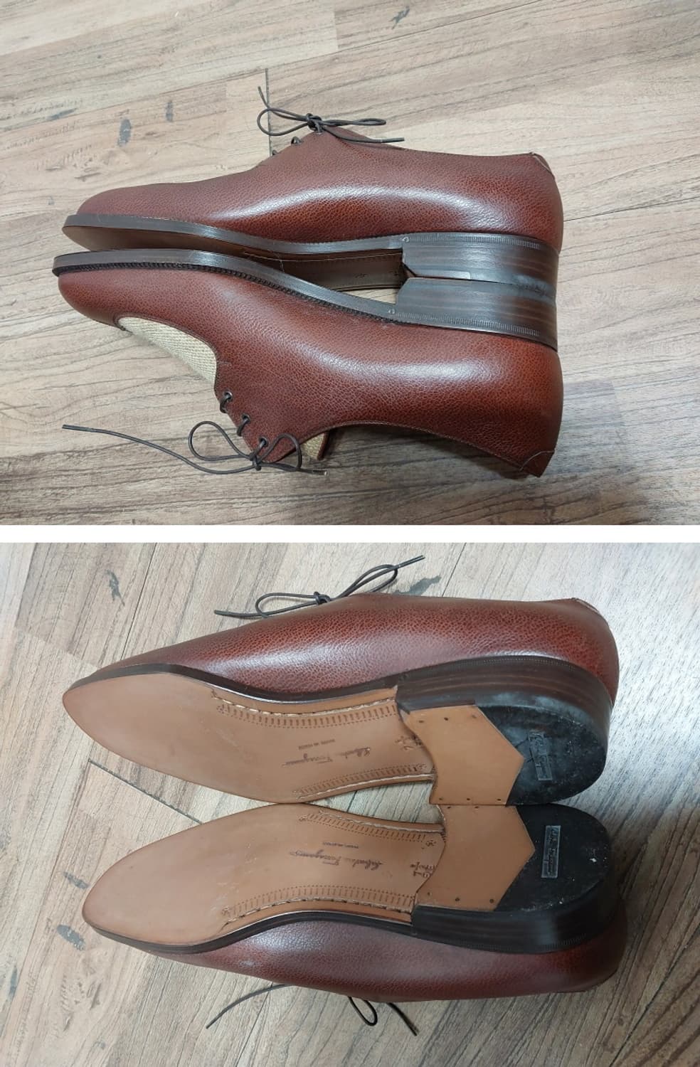 페라가모 정장구두 표기7반  약한볼 255mm 상품이미지10