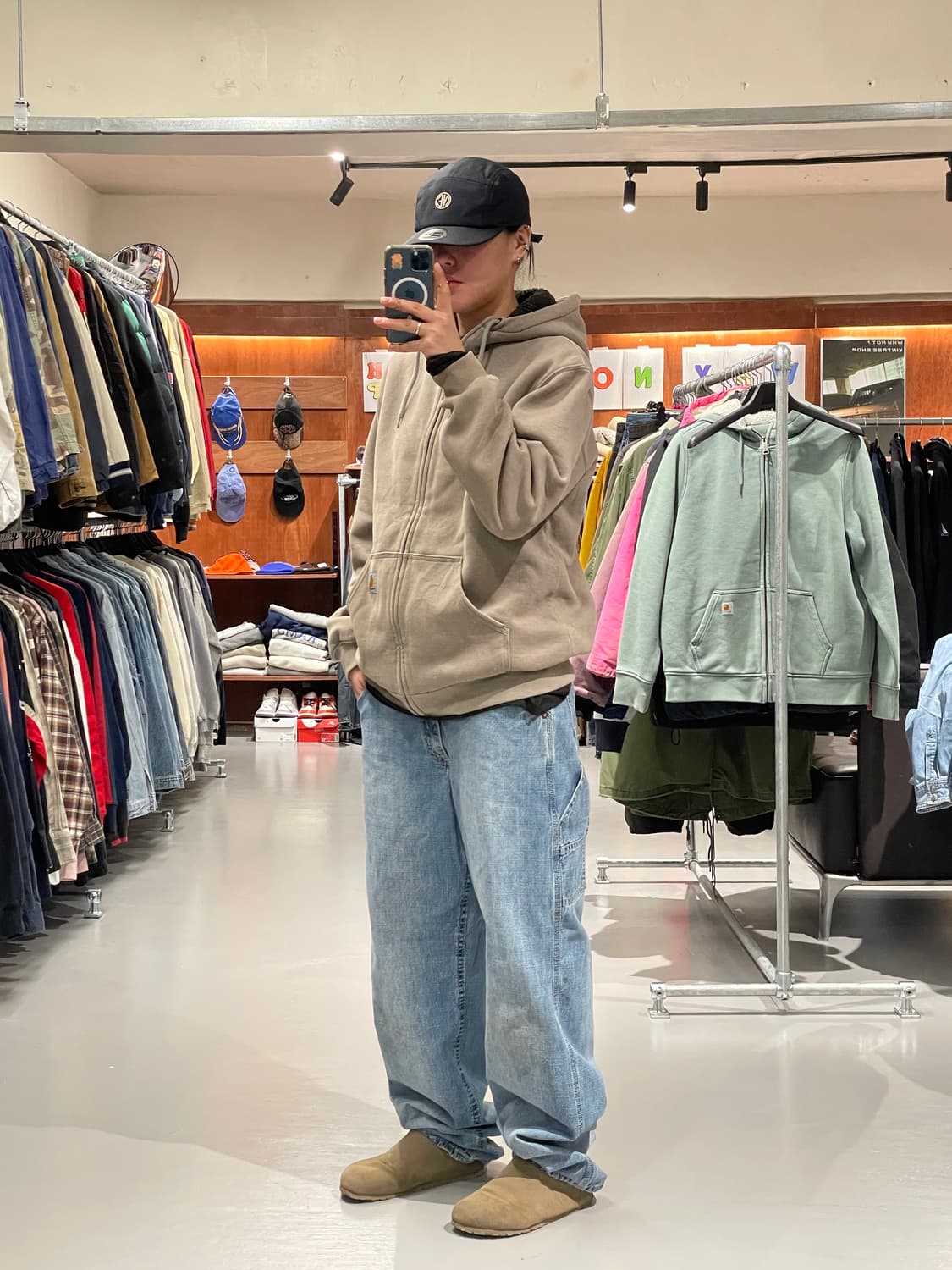 칼하트 쉐르파 후드 집업   상품이미지4