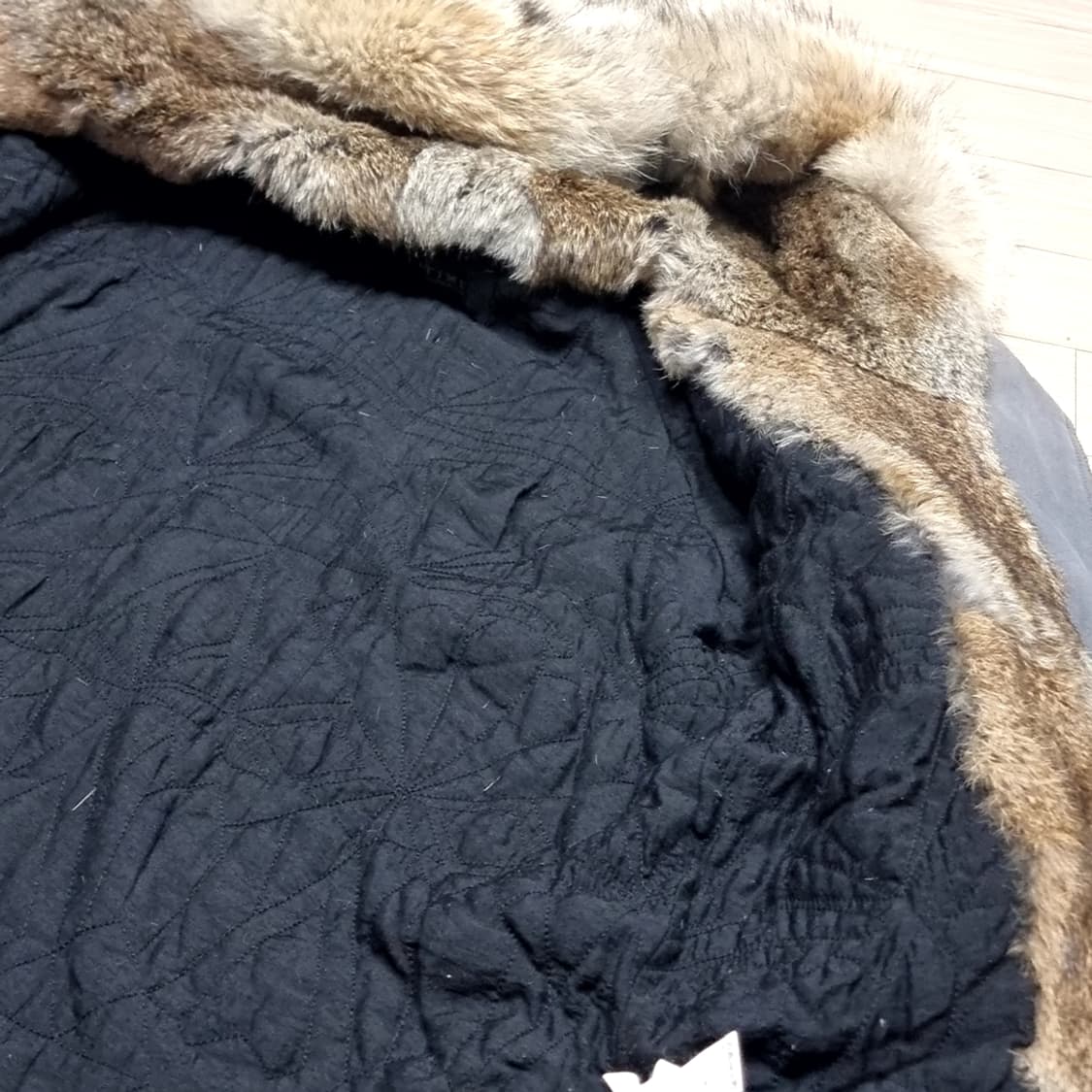 TIME 회색 n3b후드 퍼 야상 점퍼(82-94-160) 상품이미지9