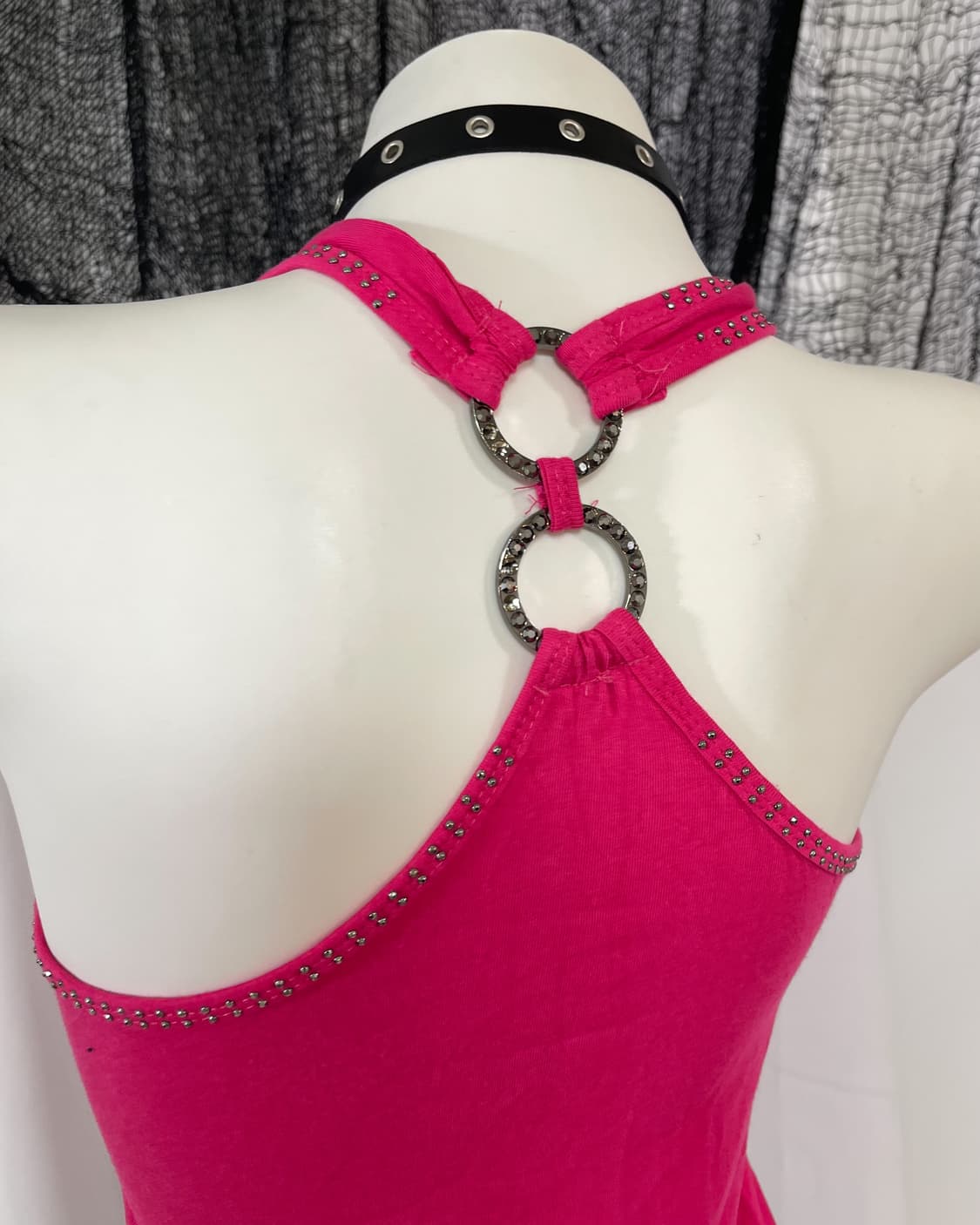 pink cubic sleeveless 상품이미지6