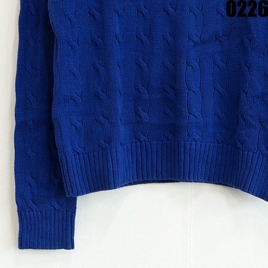  폴로 랄프로렌 케이블 코튼 니트 스웨터 S 0226  상품이미지9