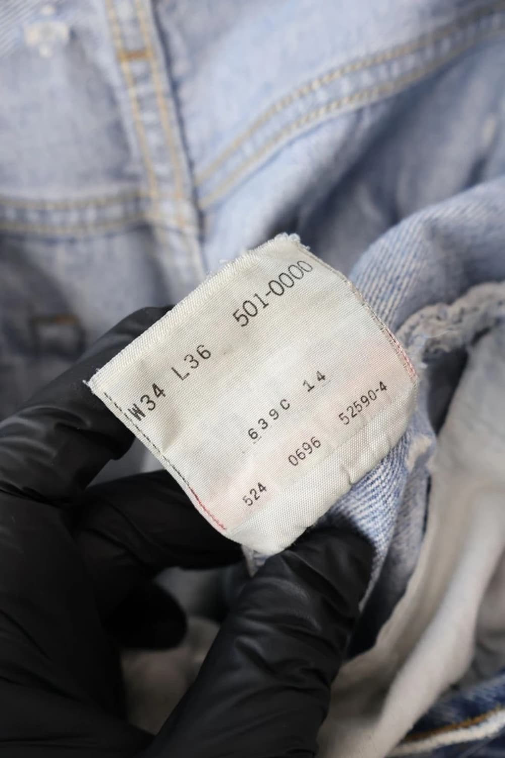 90's Levi's 501 USA Paint Jeans 상품이미지10