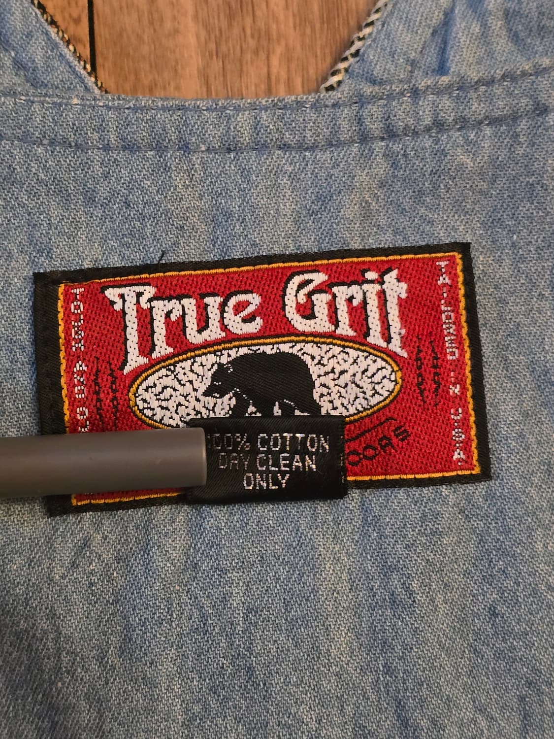 90s USA True Grit 웨스턴 자카드 베스트 M 상품이미지5