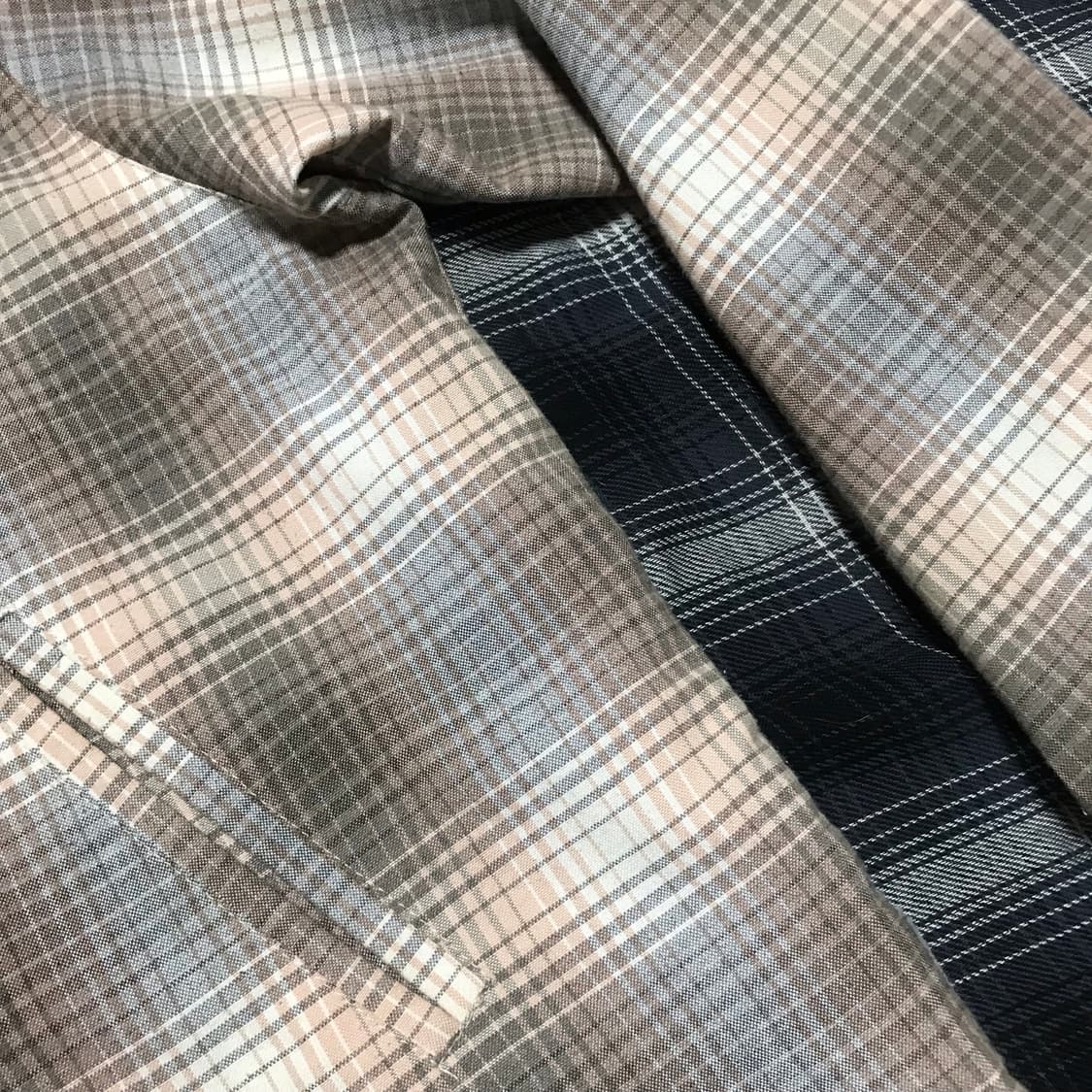 재팬 00s 체크 헤링본 워크자켓 오라리 바이브 상품이미지3