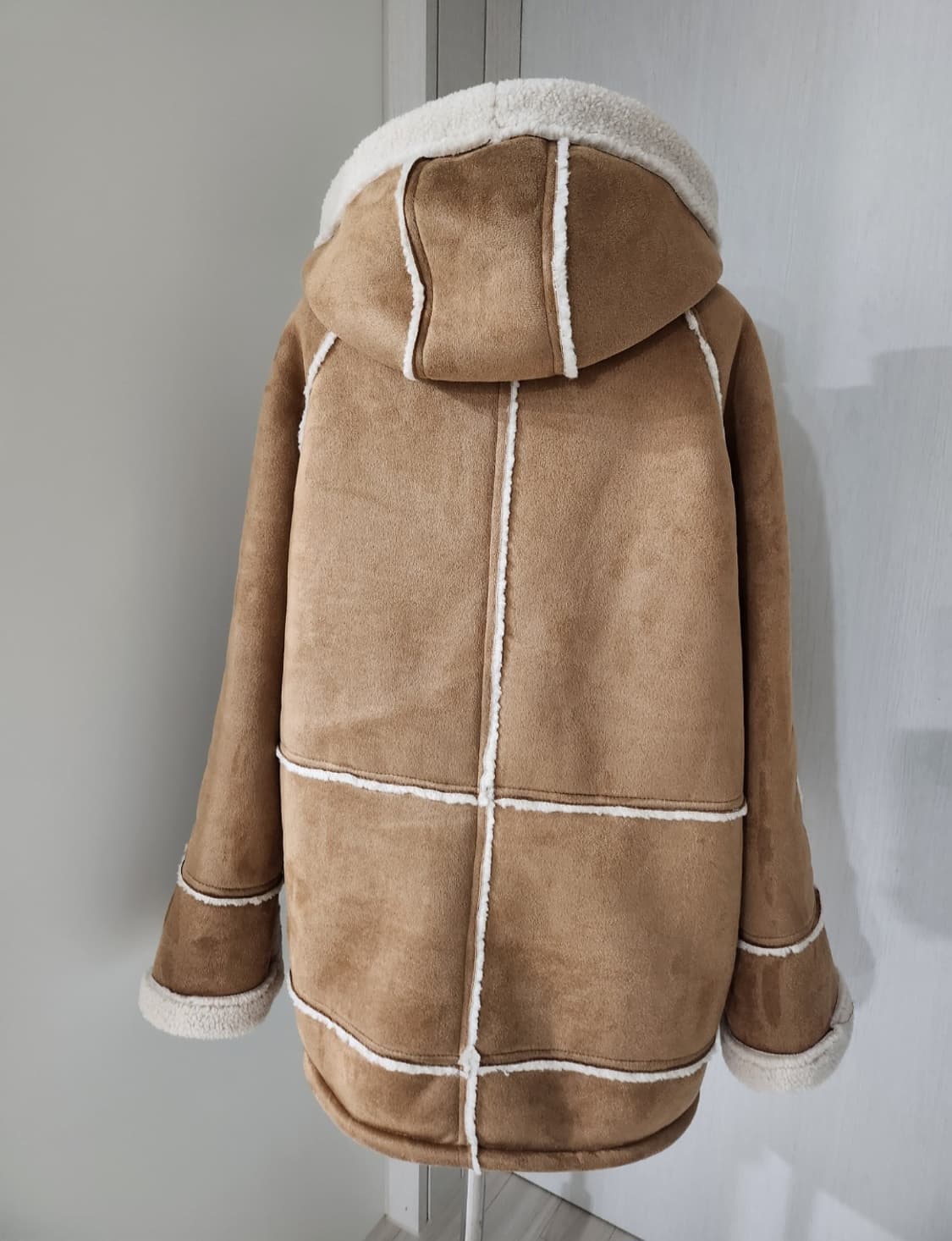 양모 안감 후드 스웨이드 무스탕 상품이미지4